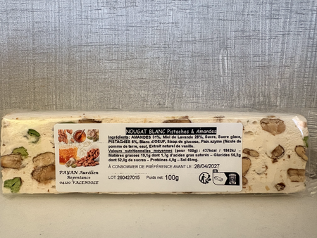 Nougat Pistache Amandes