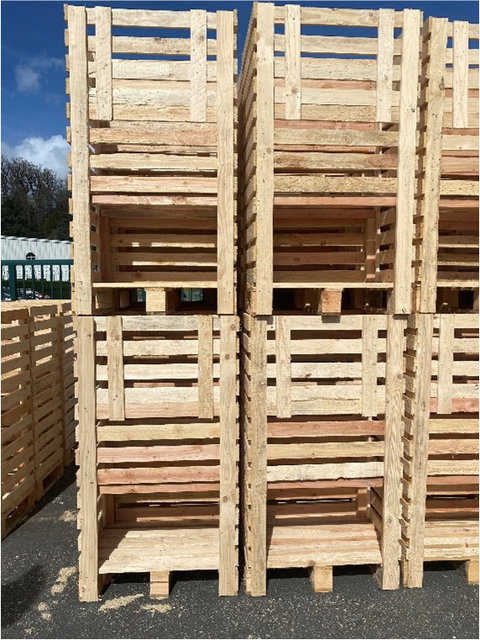Box Pour un stockage sécurisé et un transport fiable, nos box en bois offrent un remplissage optimal pour vos marchandises.
