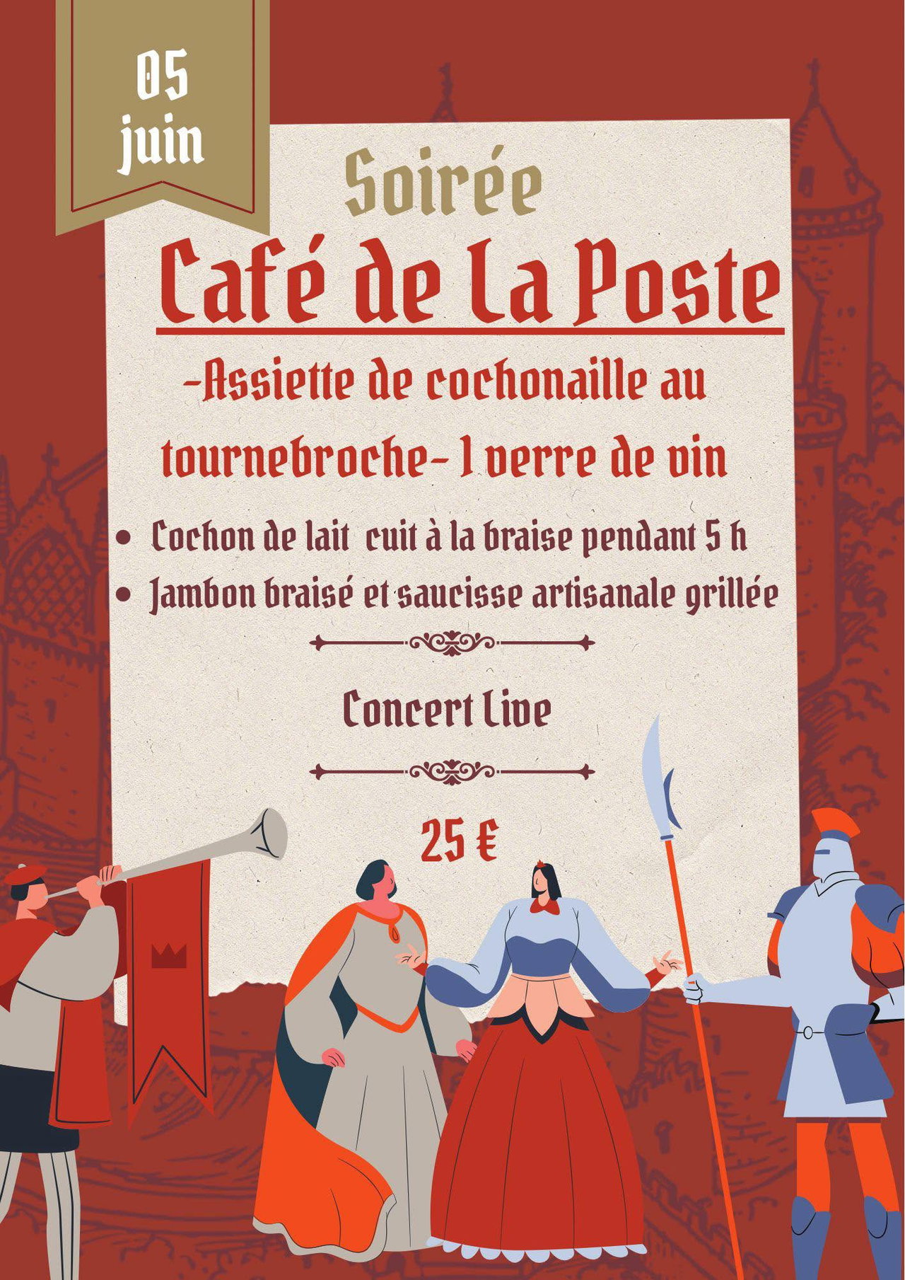 Soirée gourmande et musicale !