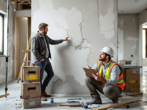 Litiges avec artisan ou entreprise Constat technique sur travaux non réalisés, mal réalisés ou abandonnés.