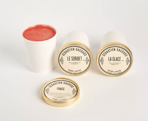 Immerse yourself in the gourmet world of Sébastien Gaudard, where each sorbet is like reaching into a basket of fruits.