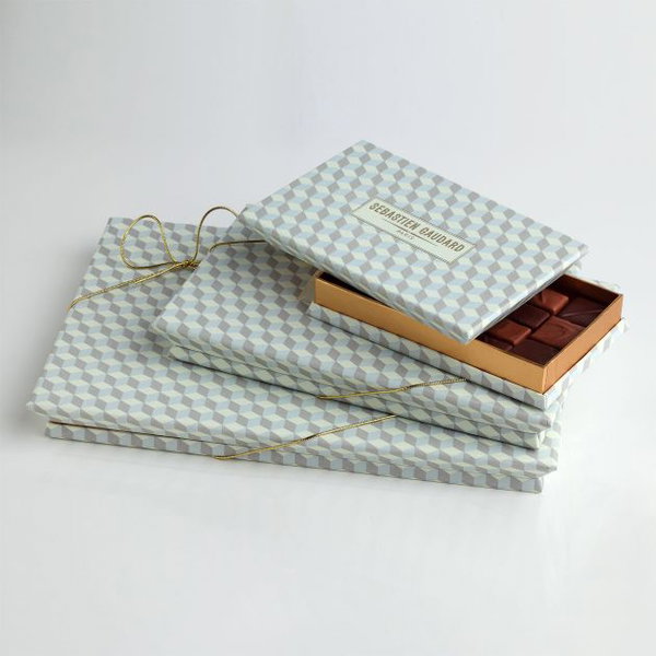 Box of chocolate squares