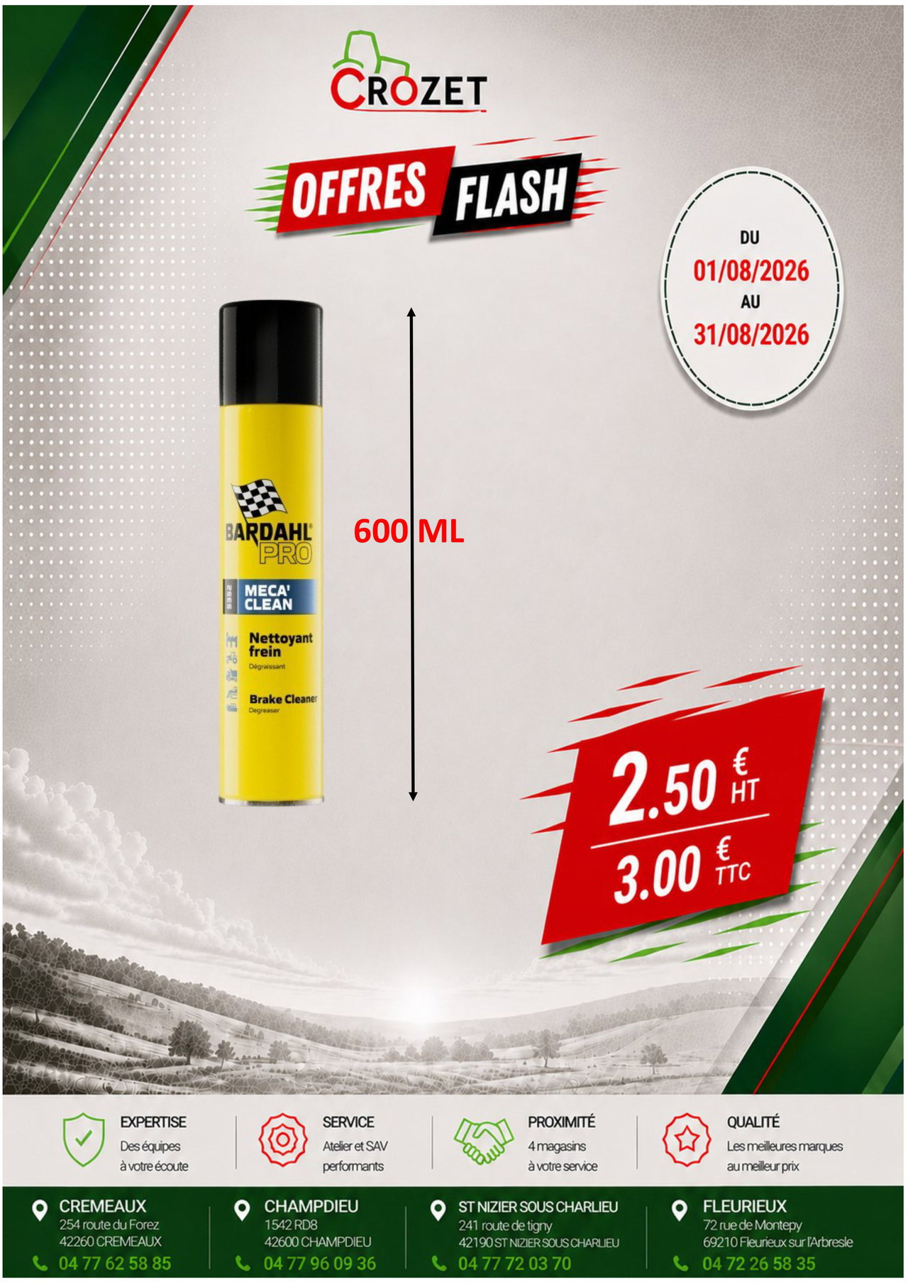 🔥 OFFRE FLASH BARDAHL PRO – LE BON PLAN DE L'ÉTÉ ! 🔥