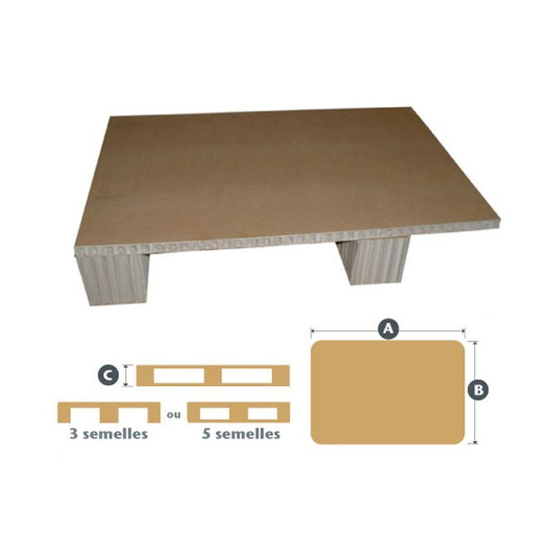 Palettes en carton