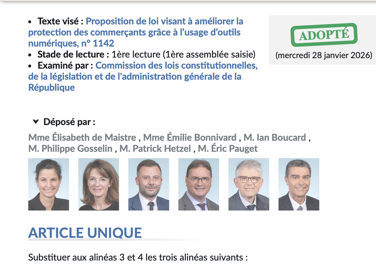 Vol à l’étalage : protéger nos commerçants grâce à des outils numériques encadrés