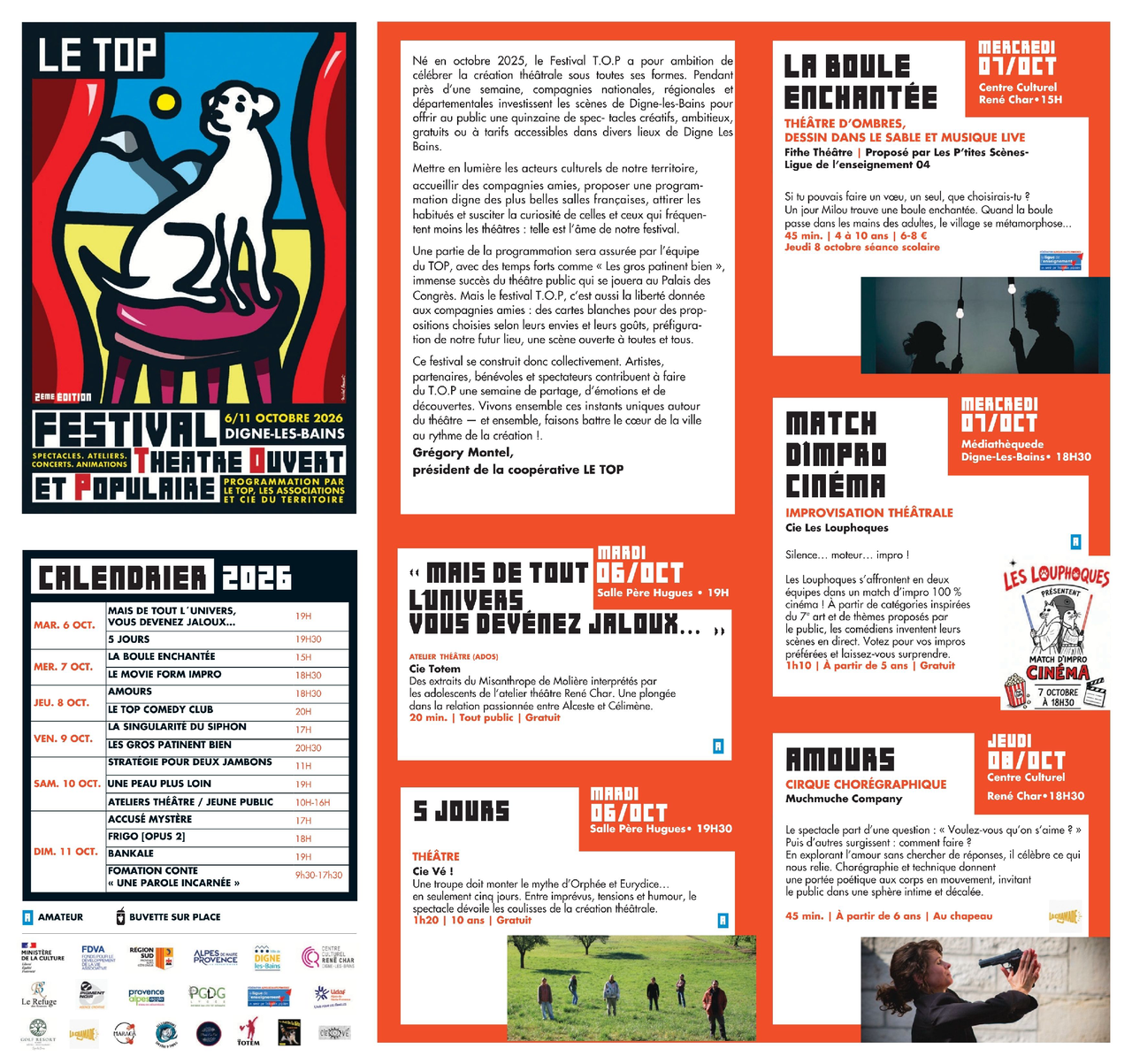 Cette semaine... c'est le FESTIVAL T.O.P. !!