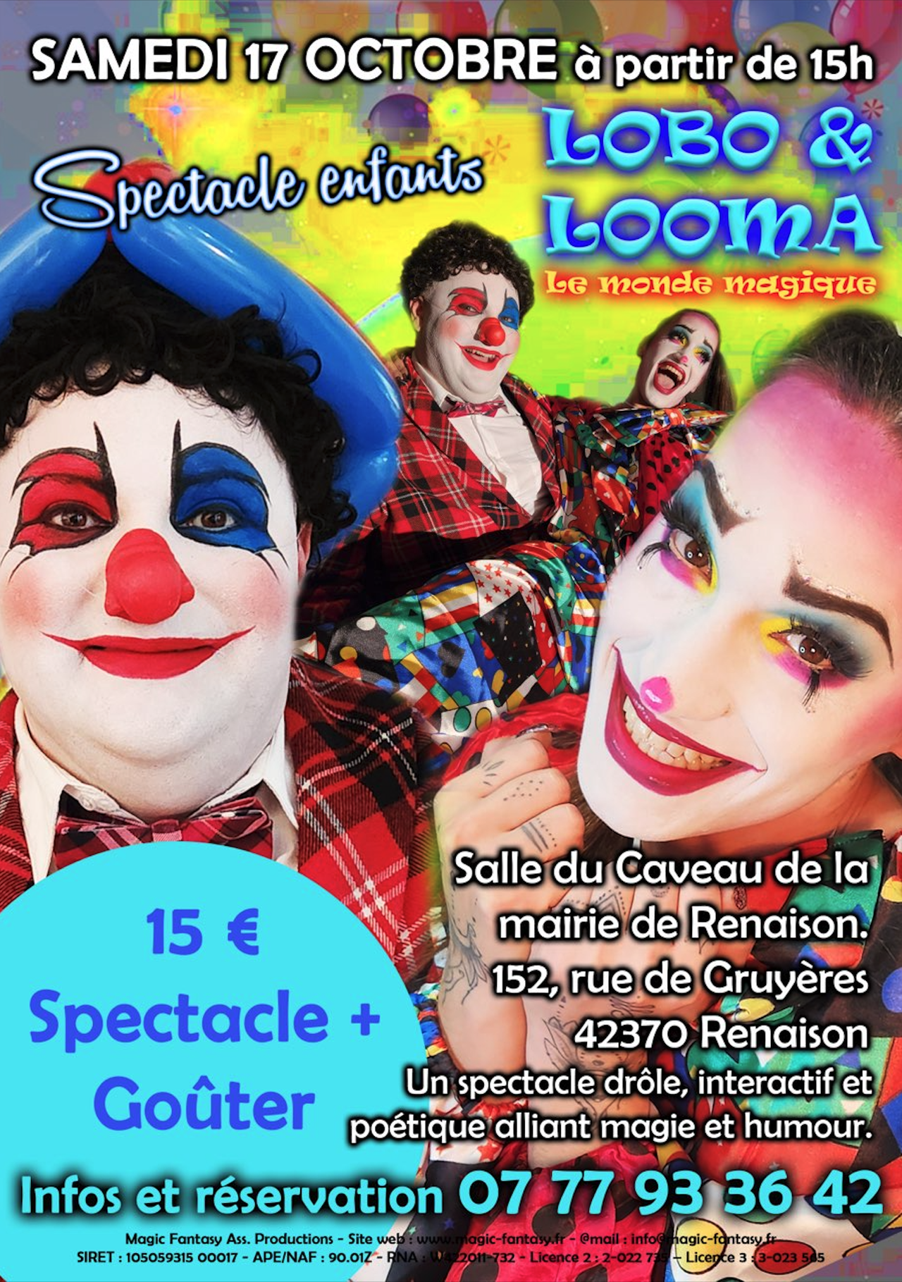 Un spectacle magique pour les enfants avec Lobo & Looma !