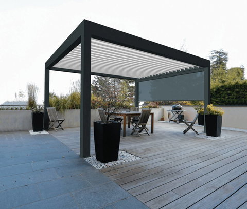 Acheter une pergola aluminium à lames orientables avec service de pose à Manosque Dans la région de Manosque, ADP Fermetures vous propose ses