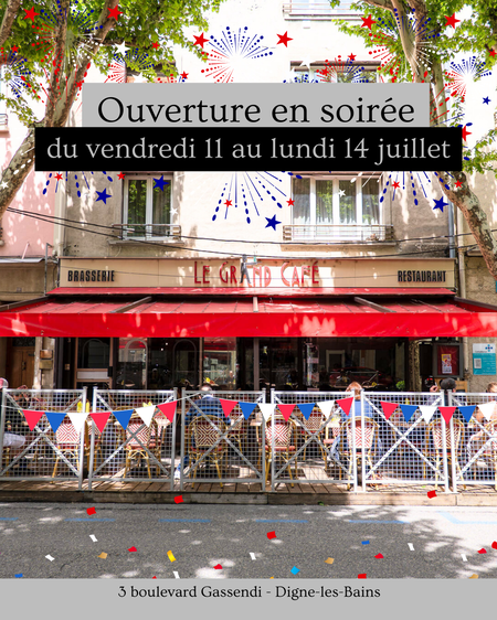 Ouvertures exceptionnelles !
