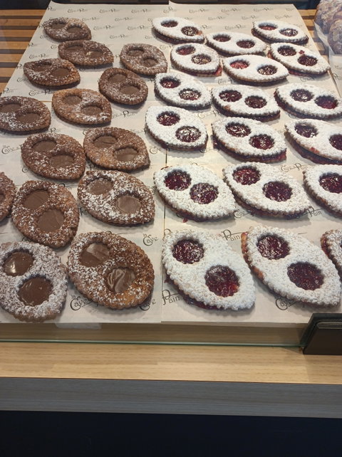 Lunettes framboise et nutella