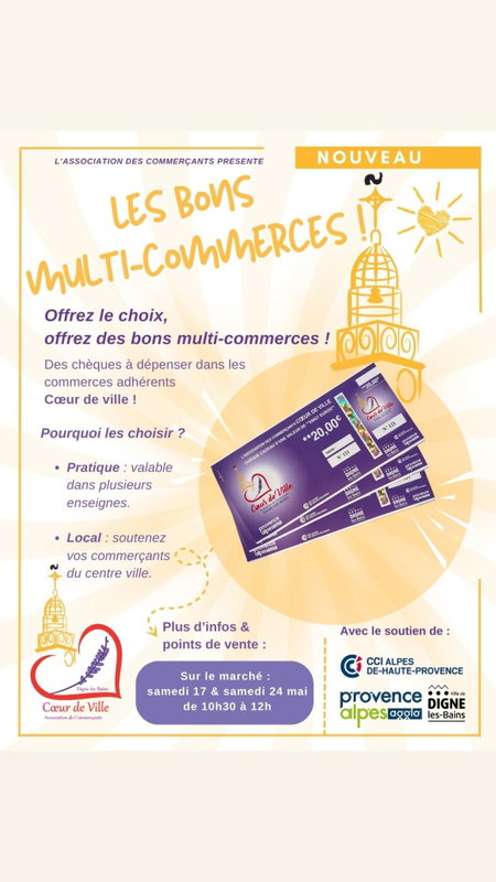Les bons multi-commerces Coeur de ville