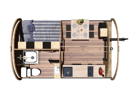 Optimize space in unusual accommodation Read the article