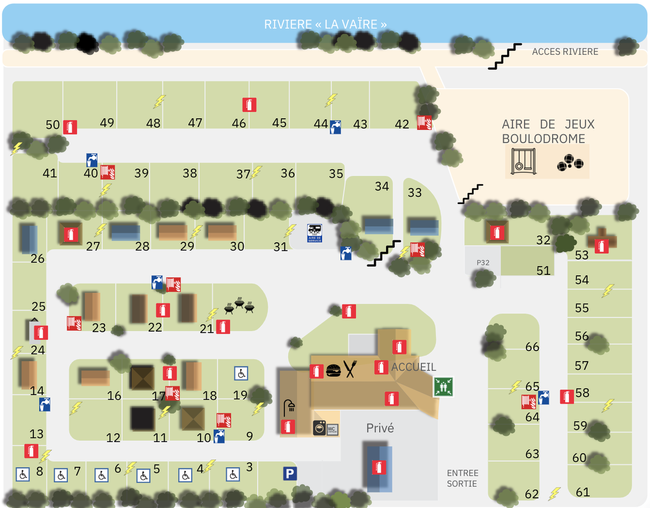 Découvrez notre camping et ses lieux de vie.