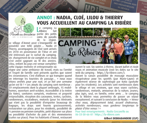 CAMPING LA RIBIERE