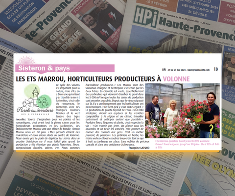 LA JARDINERIE MARROU