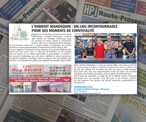 L'ENDROIT MANOSQUIN