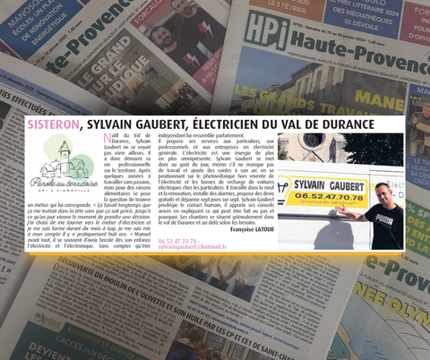 SYLVAIN GAUBERT - ÉLECTRICIEN
