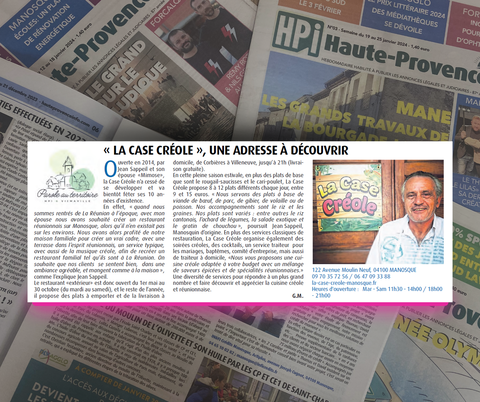 LA CASE CRÉOLE