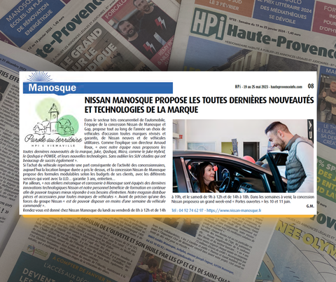 NISSAN MANOSQUE