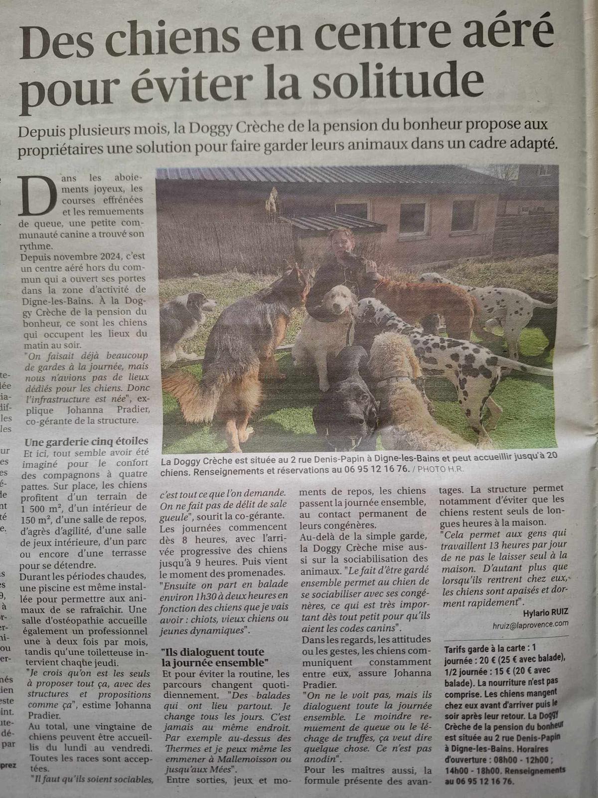 La Provence parle de nous !