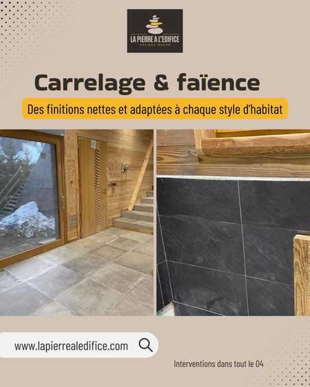 Carrelage et faïence : le détail qui change tout ✨