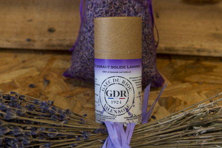Déodorant solide artisanal, créé par le GAEC du Riou