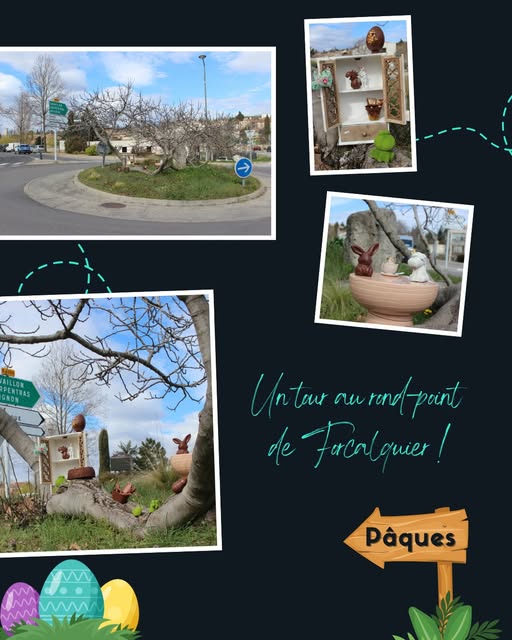 📍 Un tour au rond-point de Forcalquier !