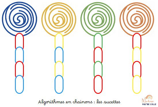 Algorithmes chainons : les sucettes