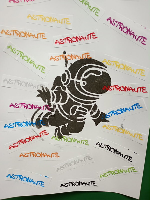 Astronaute Victor Ash street art