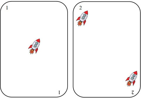 JEU DE BATAILLE DES FUSEES Par deux les élèves jouent à la bataille. le jeu est imprimé en plusieurs fois.