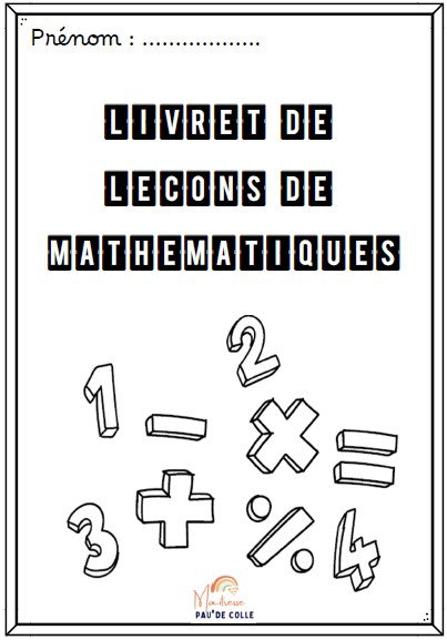 Voici un livret de leçons de mathématiques couvrant l’année de CP. Toutes les leçons y sont répertoriées. A imprimer en format A3, mode livret.