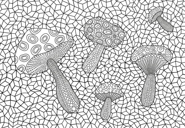 Champignons de Yayoi Kusama