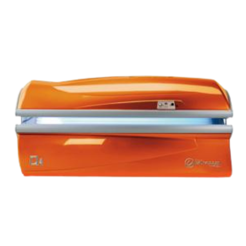 MAGNUM - ULTRASUN 5000 SOLARWIND XXL La Magnum est un solarium de la marque Ultrasun puissance 5000 doté de 38 tubes UV 200W et renfort au niveau du