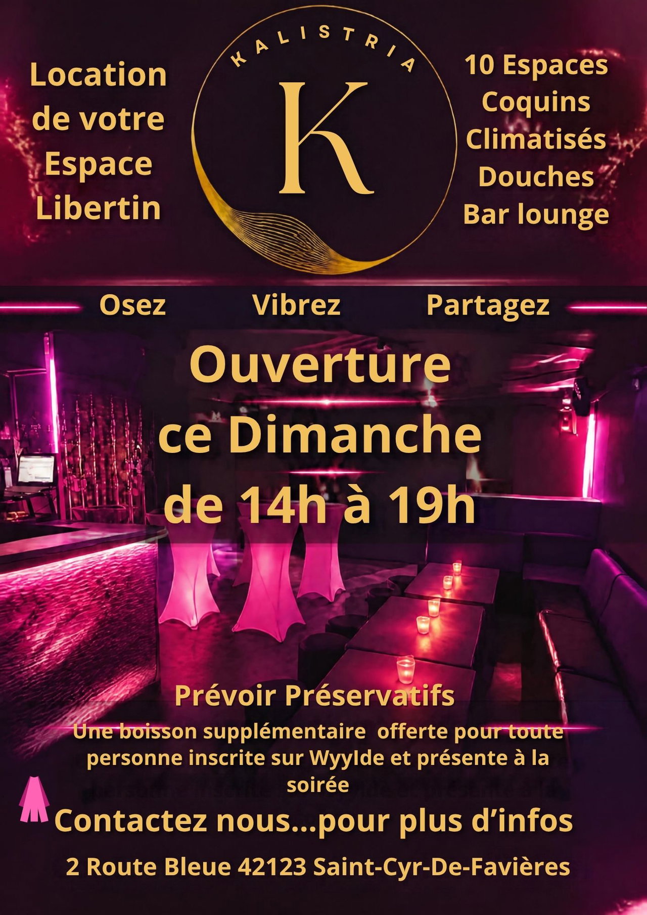 Découvrez le Kalistria : votre nouvel espace de liberté à Saint-Cyr-de-Favières