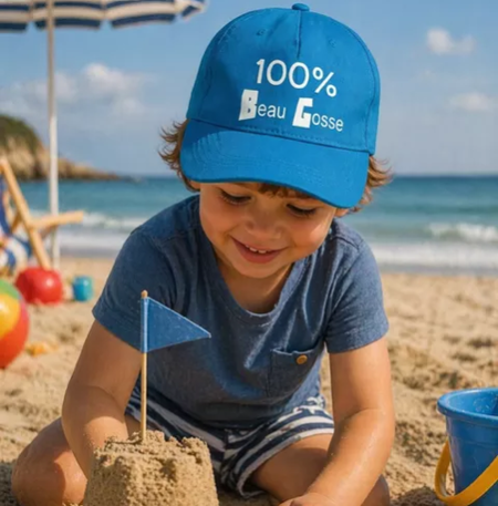  🧢 Casquette enfant – « 100% Beau Gosse »
