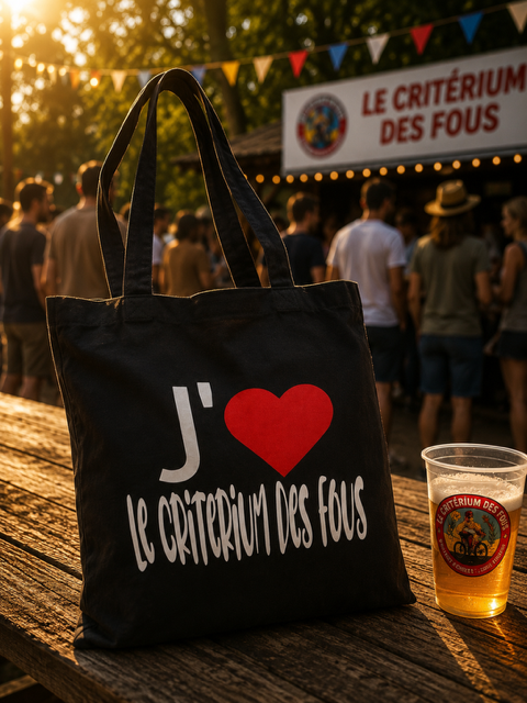 tote bag noire coton