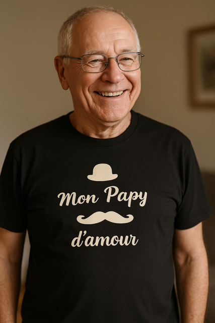 T-shirt homme “Mon papy d’amour” 👇
