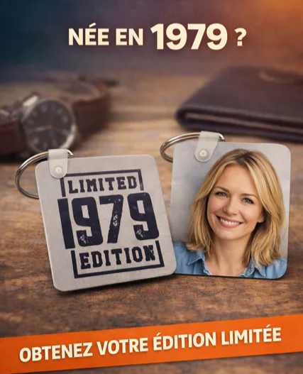🔑 Porte-clés personnalisé – Édition limitée 1979