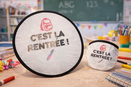 🌸 Éventail pliant – « C’est la rentrée »