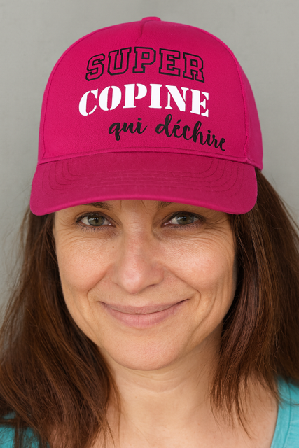 🧢 Casquette  femme « Super copine qui déchire »