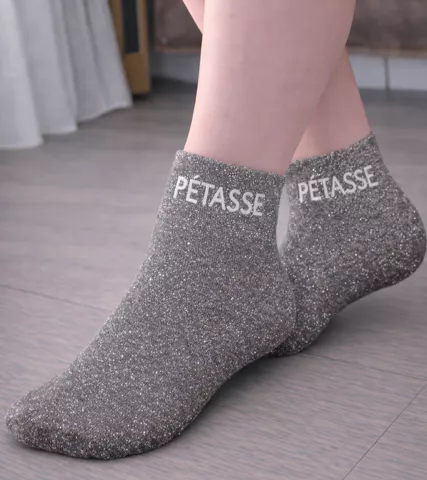 Chaussettes à Paillettes – “Pétasse”