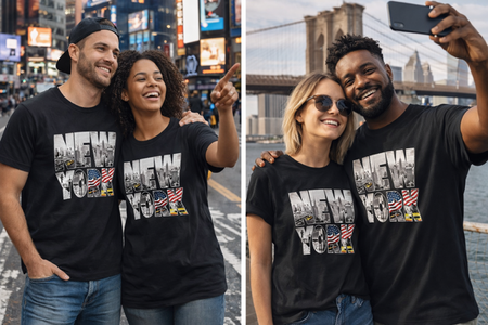 👕🗽 T-shirt femme « New York » ✨