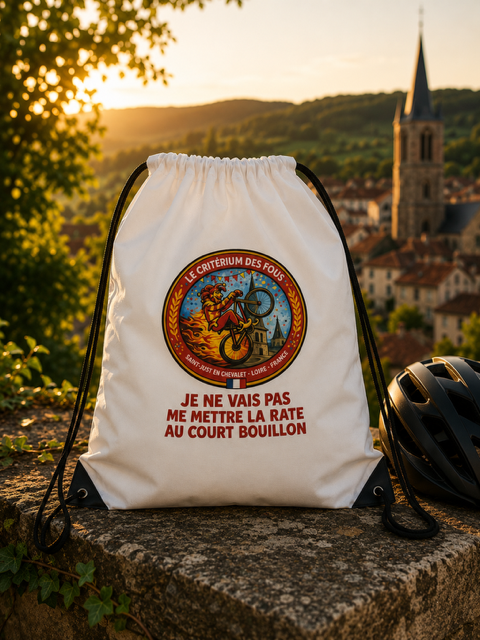 sac a dos polyester blanc