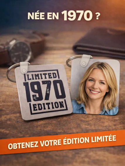 🔑 Porte-clés personnalisé – Édition limitée 1970