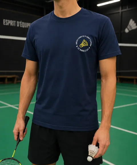 maillot homme bleu marine personnalisé avec logo