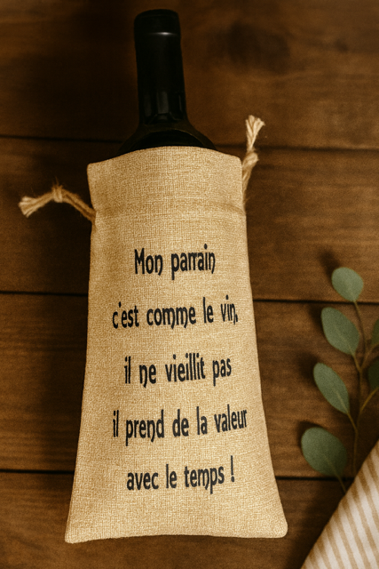 Sac à Bouteille – “Mon parrain, c’est comme le vin…”