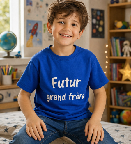 👕 T-shirt enfant « Futur grand frère »