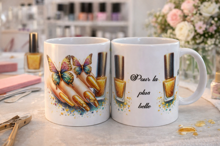 ☕ Mug blanc « Pour la plus belle »