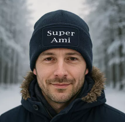 🧢 Bonnet homme « Super Ami »