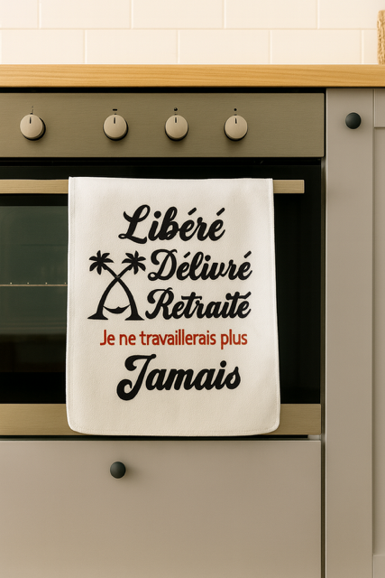 Torchon “Libéré, délivré, retraité : je ne travaillerai plus jamais” 